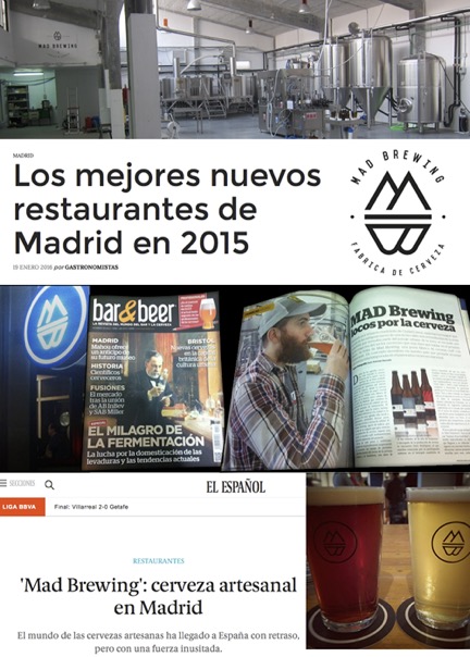 Mad Brewing press